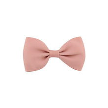 Load image into Gallery viewer, Colorful Mini Bow Tie Hair Clip Small Sweet Solid Ribbon Bow Safety Hair Clips Hairpins Baby Girl Hair Accessories
