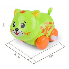 将图片加载到图库查看器，Baby Toys Cartoon Animal Dog Wind Up Toys Running Car Clockwork Educational Toys Infant Baby Mobile Rattle Toy For Kids
