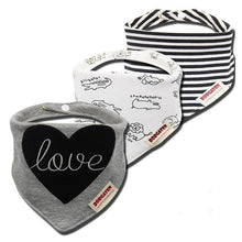 将图片加载到图库查看器，Cartoon Cotton Newborn Baby Boys and Girls Bibs Baby Towel Scarf Children Cravat Infant Kids Scarf
