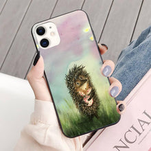 Load image into Gallery viewer, Bright Hedgehog In The Fog Phone Case For Iphone 13 8 7 6 6s Plus X 5s Se 2020 Xr 11 12 Mini Pro Xs Max Screen Protector soft Flexible Silicone Gel Rubber Bumper Cover
