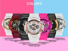 Load image into Gallery viewer, Fashion New Women Sports  Waterproof 50m Watch With Digital LED Ladies Shock Display in  Military Electronic Army Style
