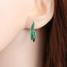 Load image into Gallery viewer, Healthcare Weight Loss Hoop Earrings Slimming Chakra Stainless Steel Healthy Stimulation Acupoint Gallstone Fashion Earrings
