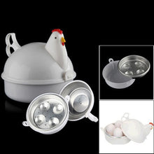 Load image into Gallery viewer, New Kitchen Microwave Eggs Steamer Chicken Shaped 4 Egg Boiler Novelty Cooking Appliances Household  Egg Tools Kitchen Gadgets
