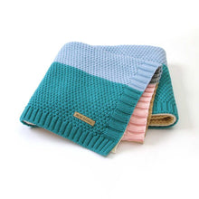 将图片加载到图库查看器，Baby Blankets Knitted Swaddle Wrap Envelopes for Stroller Bedding Blankets for Infants Soft Warm Sleep Covers Blanket for Kids
