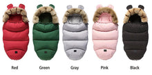 Load image into Gallery viewer, Sleeping Bag Baby Sleepsack For Stoller Thick Blanket Soft Warm Envelope For Newborn Sleep Bags With Footmuff For Baby
