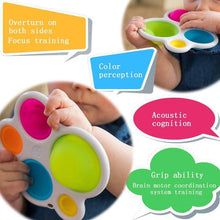 将图片加载到图库查看器，Baby Board Exercise Toys Rattle Puzzle Toys Colorful Intelligence Development Board Early Educational Board Toys For Baby Kids (Colorful)
