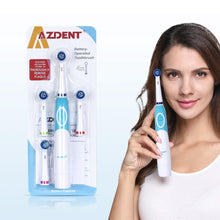 Load image into Gallery viewer, Modern  Rotation Proffesional Electric Toothbrush with 4 &amp; 8 Replacement Heads Deep Clean Battery Operated Tooth Brush Teeth Whitening Teethbrush For Adults
