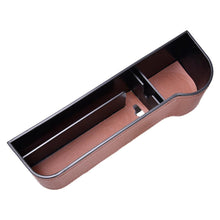 Load image into Gallery viewer, Multifunctional Car Seat Gap Storage Box Cup PU Leather Pocket Catcher Organizer Phone Bottle Cups Holder Car Accessories
