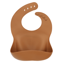 Load image into Gallery viewer, Solid Silicone Bibs Baby Feeding Saliva Towel Waterproof Soft Cloths Bandana Lightweight Infant Bibs

