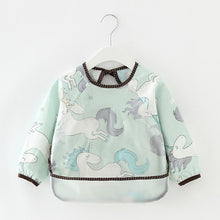 将图片加载到图库查看器，Modern Luxury NEW Baby Cute Cartoon Waterproof Long Sleeve Apron Baby  Feeding Bib for Children Baby and Kids
