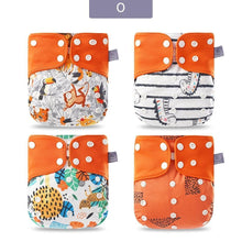 将图片加载到图库查看器，Eco-friendly Diaper Adjustable Reusable Coffee Fiber Diaper Pocket Fit Baby Nappies Pants Waterproof Nappies for Baby and Kids In Modern Design
