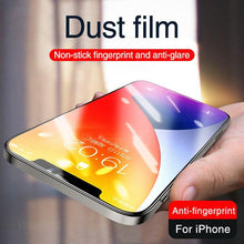将图片加载到图库查看器，5Pcs 20000D Black Transparent Screen Protector for iPhone 14 13 12 mini 11 Pro X XS Max XR SE 9H 2.5D Clear Tempered Glass Film Edge to Edge Case Friendly Screen Protection Film For iPhone
