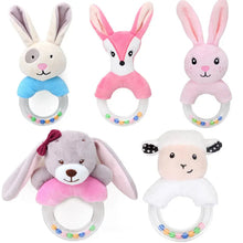 Load image into Gallery viewer, Newborn Baby Plush Stroller Toys Hanging Rattle
