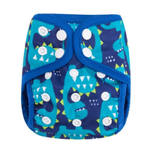 Load image into Gallery viewer, Newborn Pocket Diaper Cloth Diapers Bamboo Charcoal Inner Waterproof PUL Outer Double Gussets Nappies for Baby
