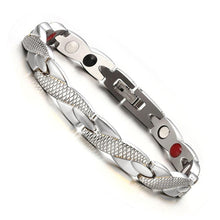 将图片加载到图库查看器，Elegant Modern Twisted New Luxury Amazing Healthy Magnetic Fashion Bracelet For Women and Man
