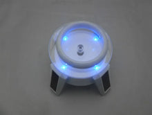 Load image into Gallery viewer, Rotating Display Stand 360 Degrees Exhibition Product Solar Powered Led Light Display Stand with Battery Power
