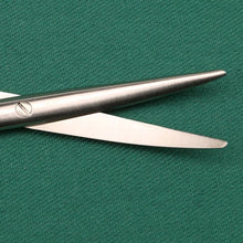 Load image into Gallery viewer, Ophthalmic stainless steel gold handle surgical scissors cosmetic plastic surgery instrument double eyelid tool 12.5/14.16cm

