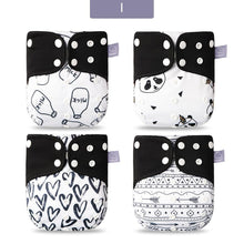 将图片加载到图库查看器，Eco-friendly Diaper Adjustable Reusable Coffee Fiber Diaper Pocket Fit Baby Nappies Pants Waterproof Nappies for Baby and Kids In Modern Design
