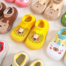 将图片加载到图库查看器，Baby Shoes First Shoes Toddler First Walkers Boy Soft Sole Rubber Outdoor Baby Shoes Cute Animal Baby Anti-slip Booties
