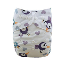 Load image into Gallery viewer, Baby One Size Fits All Reusable Baby Cloth Diaper with  Microfiber Insert Diaper For Baby Boys and Baby Girls In Modern New Printed Design
