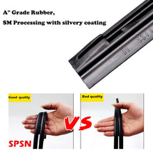 Load image into Gallery viewer, 2pcs/lot Car rubber Vehicle Insert strips Wiper Blade blades (Refill) 6mm/8mm 14"16"22"24"26" car accessories Soft Refills
