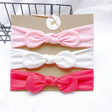 将图片加载到图库查看器，Baby Headbands For Newborn Hair Band Cute Baby Bow Flower Elastic Bow Headwear Kids Gifts Girl Hair Accessories
