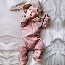 Load image into Gallery viewer, Baby  Dinosaur and Rabit Jumpsuit With Zipper Newborn Baby Clothes Crawling Clothes Baby Girls and Boys Kids Costume Jumpsuit
