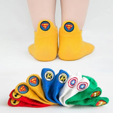 将图片加载到图库查看器，5Pairs Cartoon Embroider Multicolor Summer Spring Newborn Boy Kids Baby Girls Breathable Socks For Kids
