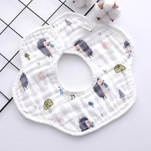 将图片加载到图库查看器，Unisex 360 Degree Rotation 8 Layers Gauze For Baby Kids Burp Cloth For Newborn Infant Saliva Towel
