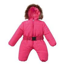 将图片加载到图库查看器，Winter Clothes For Infant Baby Hooded Warm Thick Snowsuit Jumpsuit Romper for Boys and Girls  Style

