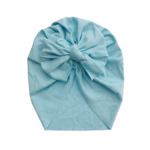Load image into Gallery viewer, Newborn Baby Boy Girl Turban Cotton Beanie Winter Warm Soft Cap For Kids In Elegant Modern Style For Baby Girls
