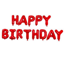 Load image into Gallery viewer, 13pcs Luxury Happy Birthday Decoration Balloons Rose Gold Letter Foil Ballons Birthday Party Decorations Globos Balony Anniversaire For Birthdays and Celebrations
