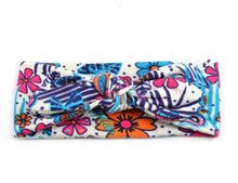将图片加载到图库查看器，Baby Girl Headband Infant Hair Bow Accessories Cloth Band Bow For Newborn Hairband Print for Toddlers

