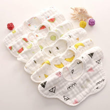 将图片加载到图库查看器，Unisex 360 Degree Rotation 8 Layers Gauze For Baby Kids Burp Cloth For Newborn Infant Saliva Towel
