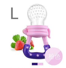 将图片加载到图库查看器，Silicone Baby Pacifier Feeder Cartoon Animal Infant Nipple Holder Newborn Fruit pacifier Tetine Silicona Nipple Bit
