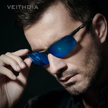 Load image into Gallery viewer, VEITHDIA Aluminum Magnesium Men's Polarized VU400 Sun Glasses Night Vision Mirror Male Eyewear Sunglasses Goggle Oculos  6502
