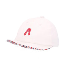 Load image into Gallery viewer, Cartoon Bear Baby Hat Cap Adjustable Baseball Cap Cute Striped Cotton Kids Sun Hat for Baby Boys
