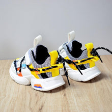 将图片加载到图库查看器，New Kids Shoes Toddler Girls Boy Sneakers Lace Up Design Mesh Breathable Children Tennis Fashion Little Baby Shoes
