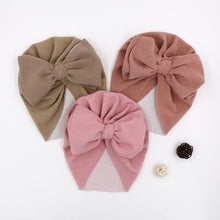 将图片加载到图库查看器，Cute Bows Baby Hat Knot Intant Baby Girls Newborn Turban Soft Children Kids Toddler Beanie Cap
