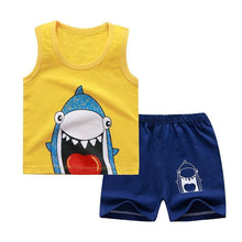 Load image into Gallery viewer, Modern Baby Short Sleeve Clothing Set For Boys And Girls Cotton Underwear SuitSummer Pajamas for Kids
