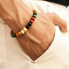 Load image into Gallery viewer, Lava Stone Men Wrist  Bracelet Natural Moonstone Bead Tibetan  Chakra Diffuser Bracelets For Men Jewelry Cool Gifts
