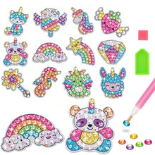 将图片加载到图库查看器，Big Gem Diamond Painting Kit - DIY Mosaic Art &amp; Sticker Craft for Kids
