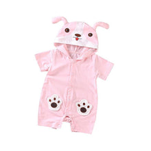 Load image into Gallery viewer, Infant Jumpsuit Summer Romper Cartoon Animal Print Girl  and Boy Cotton Suit Newborn Romper Design
