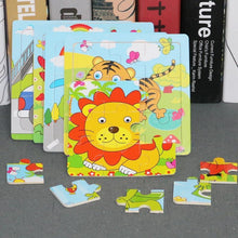 将图片加载到图库查看器，1 Pcs Animal Wooden Puzzles For Children In Wooden 3D Mosaic Puzzles Kids Educational Toys Design  For Baby Birthday Gifts
