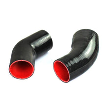 Load image into Gallery viewer, R-EP 45 degrees Reducer Silicone Elbow Hose 38 45 63 76 83 89MM Rubber Joiner Bend Tube for Car Accessories Cold Air Intake Hose
