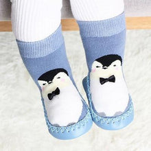 Load image into Gallery viewer, Indoor Sock Shoes Newborn Flexible Baby Soft Socks Winter Cotton Baby Girl Warm Sock With Rubber Soles
