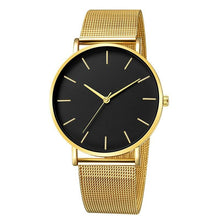 Load image into Gallery viewer, STEVVEX Men Watch Quartz Casual Watches Simple Metal Hour Reloj Quartz Watch Montre Mesh Stainless Steel clock For Men's and Boys
