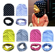 将图片加载到图库查看器，Modern Baby Boys &amp; Girls Hat Scarf Set Beanie Boys Caps with Scarf for Kids In elegant Modern Design
