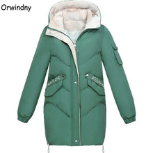 Load image into Gallery viewer, Orwindny Wadded Clothing Female 2023 New Women's Winter Jacket Cotton Jacket Slim Parkas Ladies Coats M-3XL
