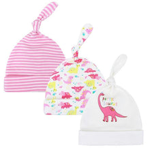 将图片加载到图库查看器，Printed Baby Hats &amp; Caps For Newborn Baby Accessories In Elegant Modern Design Set Of 3PCS For Baby Kids
